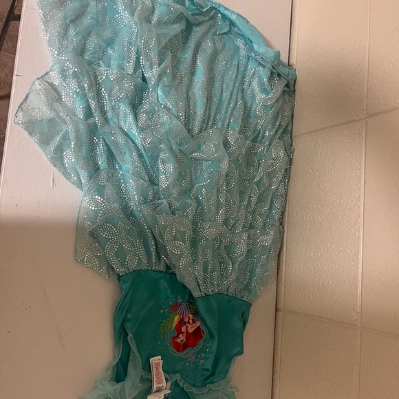 Disney Sea Green The Little Mermaid Ariel Dress with Ruffle Details - Picture 1 of 3